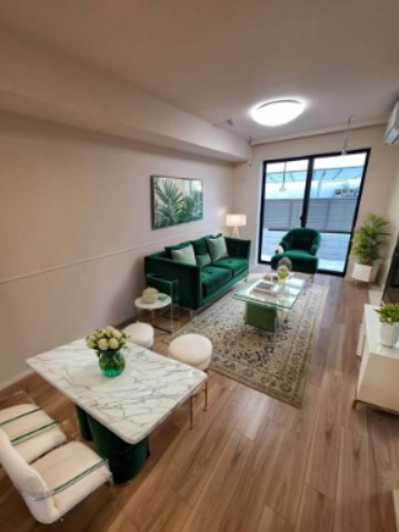 ル・ポン　ヴェール中央林間の居間・リビング|CG家具のため実際は家具が付きません