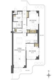 【間取り】藤和伏見コープ 