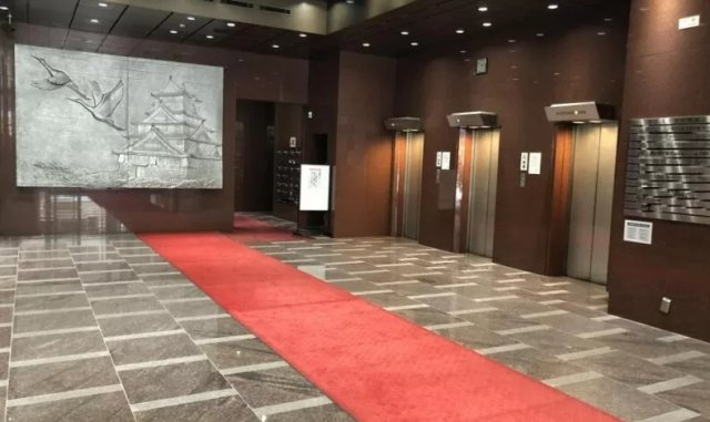 オリエンタル堺筋ビルのロビー|清潔なロビーです