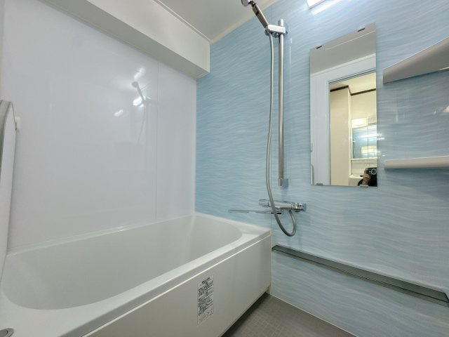 【浴室】 | シティパル春日Ⅱ☆仲介手数料無料☆ | 爽やかな空間で快適なバスタイムをお過ごし下さい。