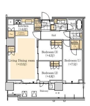 SKY DUO SUN VILLAGE T棟 48階