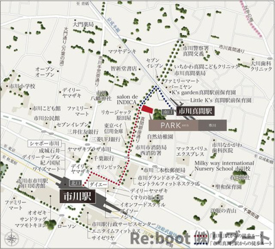 【地図】 | パークアクシス市川