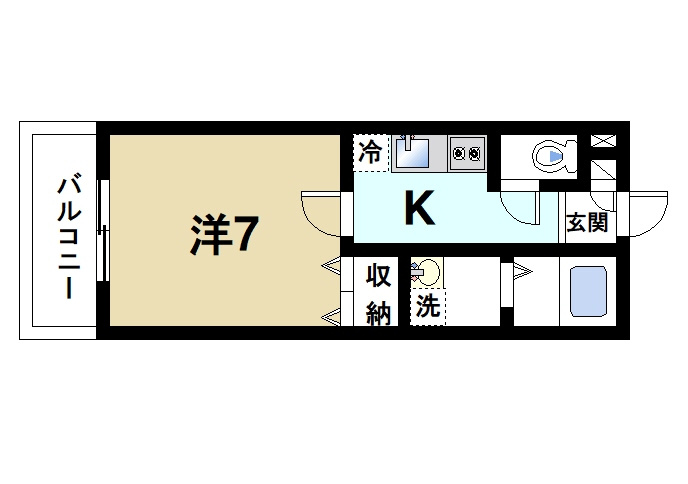ジーメゾン富雄エヴァースの間取り