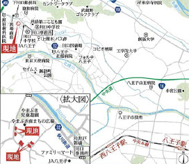 祝　成約済み　八王子市　川口町　新築戸建て　８５期の地図|～仲介手数料無料☆八王子ひなた不動産～八王子市川口町　新築戸建て