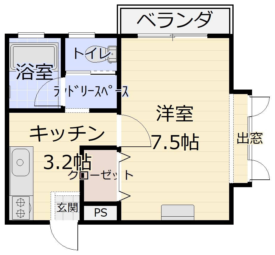 一刻館の間取り