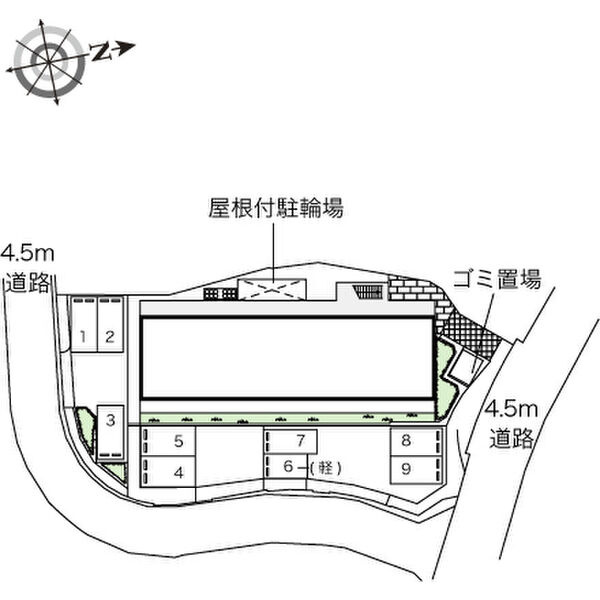 レオパレスグリチネの地図