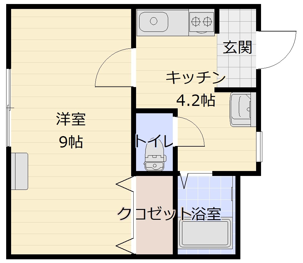 パレス愛の間取り