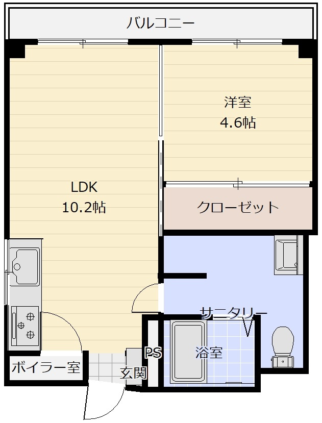 サンコーポ長島の間取り