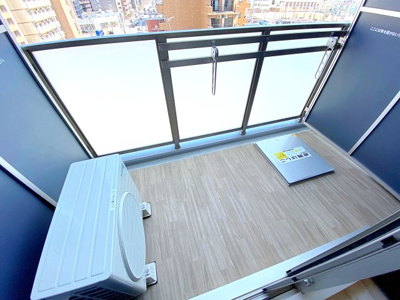 【バルコニー】 | プレサンス難波デヴァンテ | お洗濯にも便利なバルコニー付き