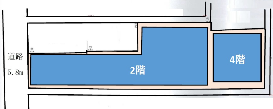 東京都港区芝2-15-13売店舗事務所の間取り