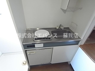 【キッチン】 | ヒルズ・オキマンション | キッチンです