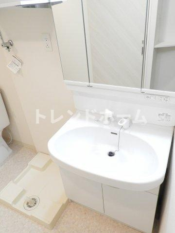 アドバンス西梅田Ⅳエールの独立洗面台|選べる家電プランあり！！