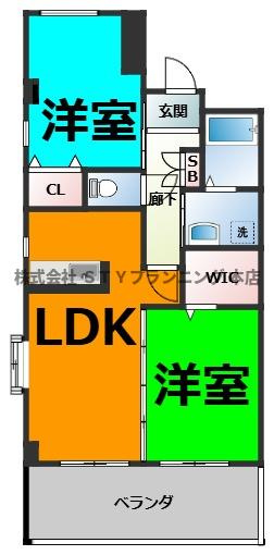 仲介手数料０円！フォレスタ神の倉の間取り