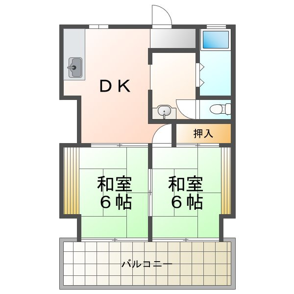 シャトー朝霧の間取り