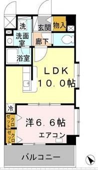 マンションレオーノの間取り