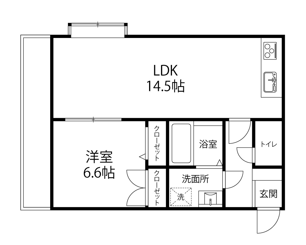 ドゥ・ムスタッシュの間取り