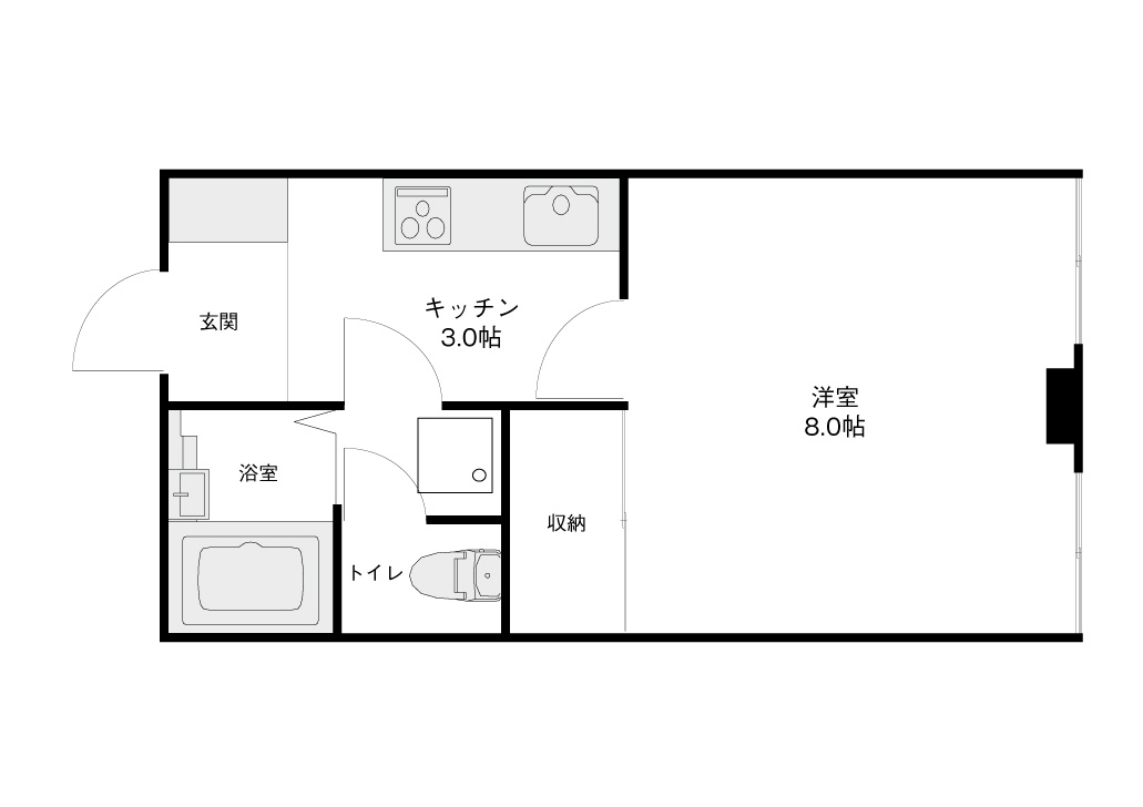 パレスYMTの間取り