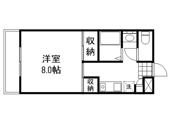 ウエストハイツの間取り