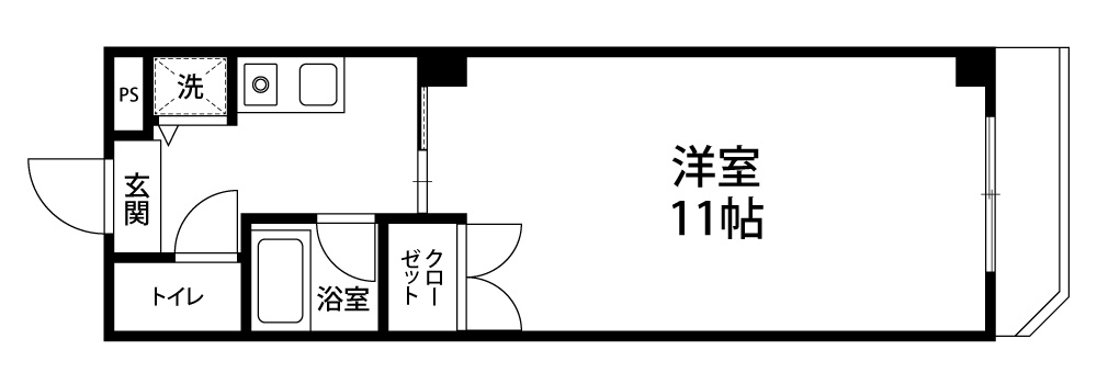 ガイア桜田の間取り