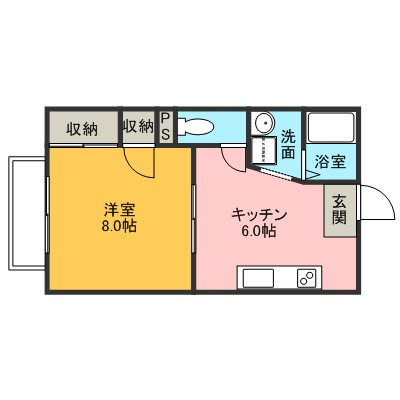 ドミール窪の間取り