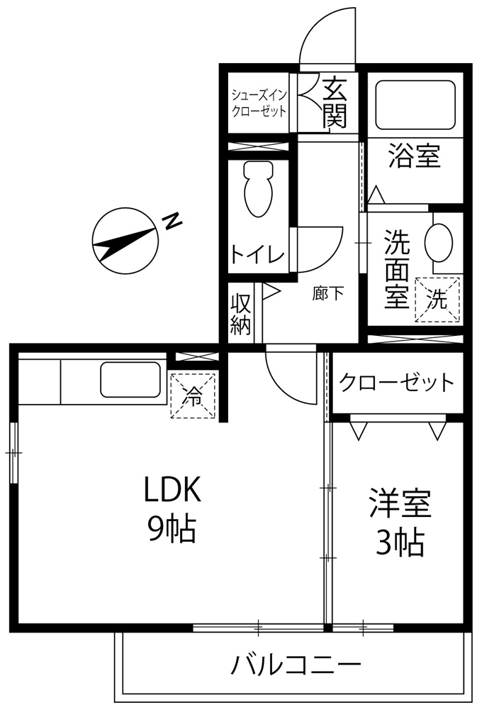 アンアトリエの間取り