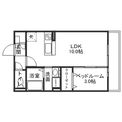 アンアトリエの間取り