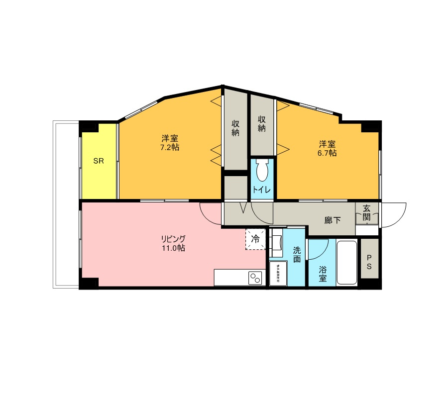 メゾンドール示野の間取り