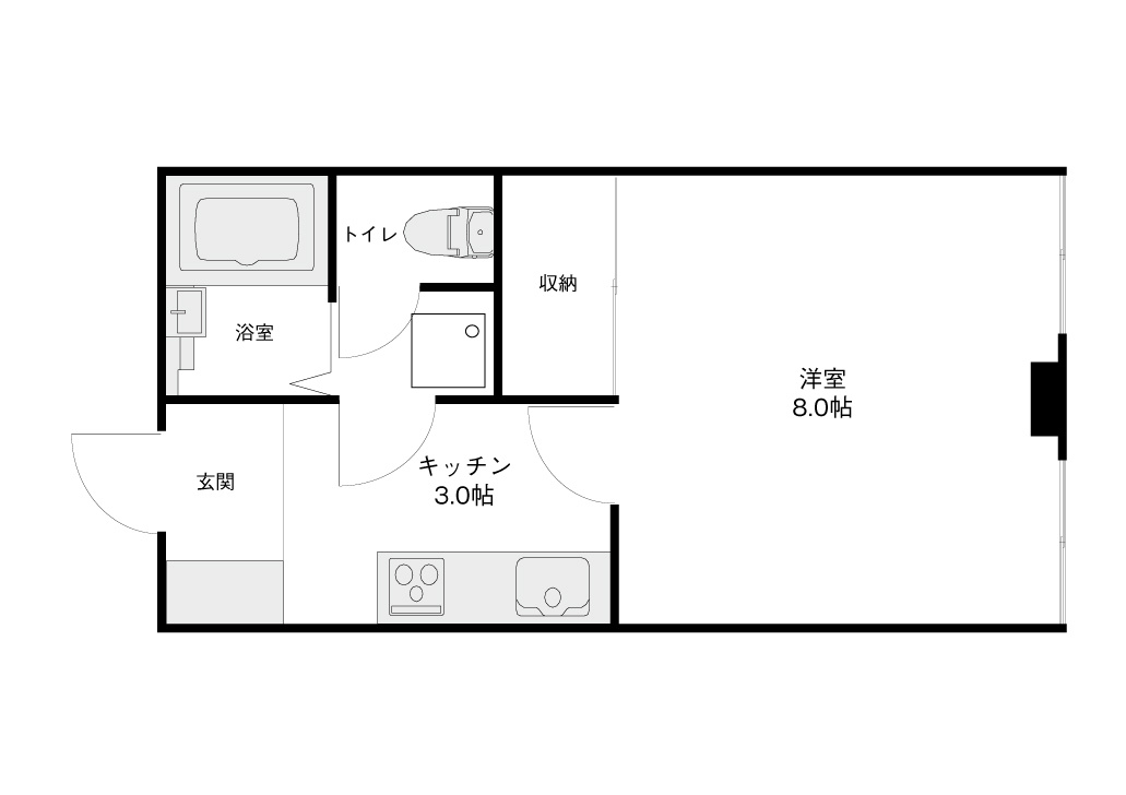 パレスYMTの間取り