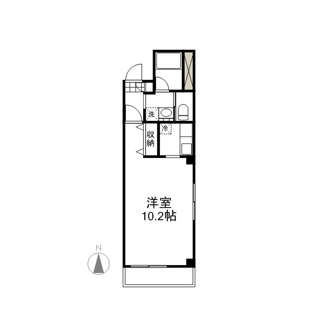 英町グランデの間取り
