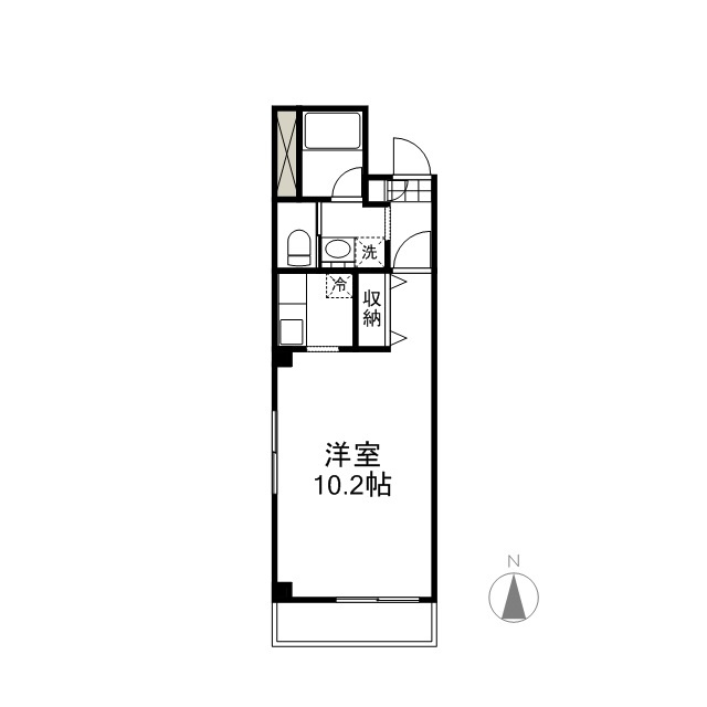 英町グランデの間取り
