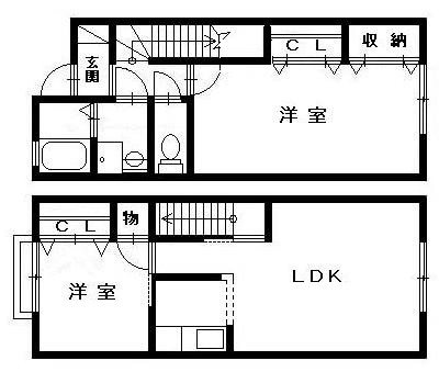 Patio88の間取り