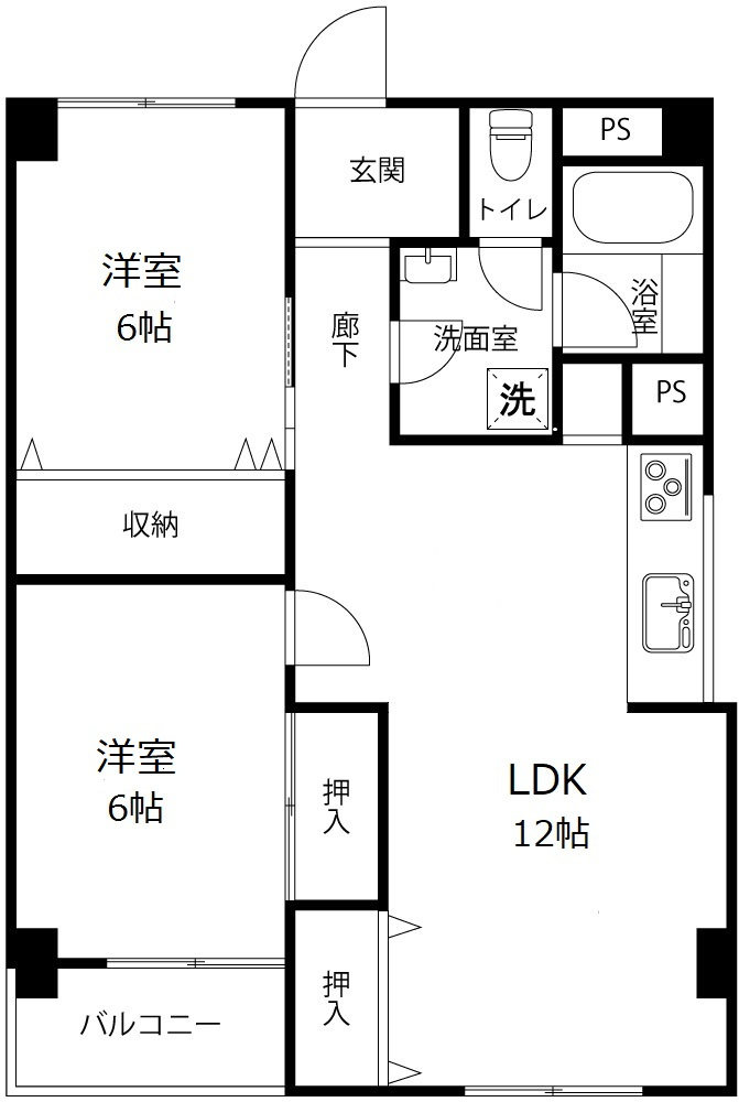 パークハウス泉野の間取り