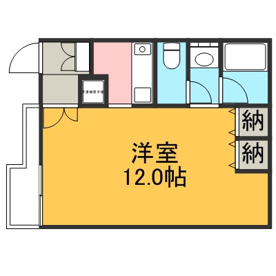 メゾン・ド・エクレール十三間町の間取り