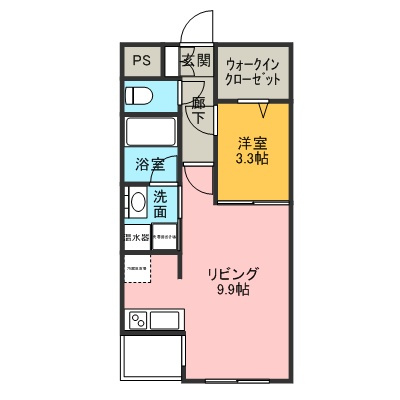 エフクラージュ横川の間取り