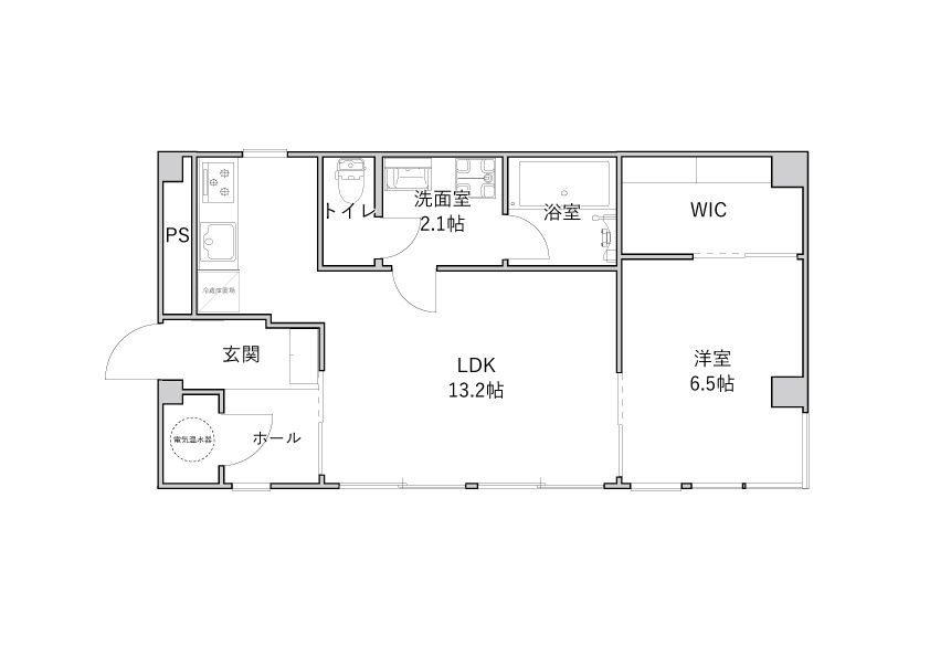 アッシュビルⅡの間取り
