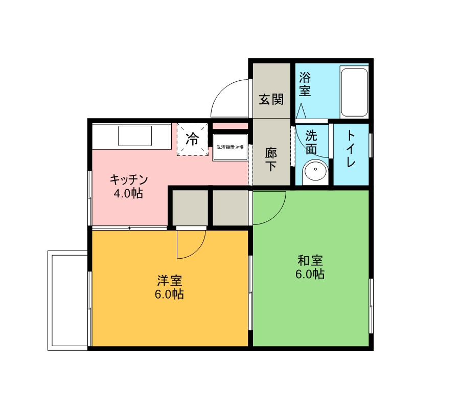 ガーデン秋桜の間取り