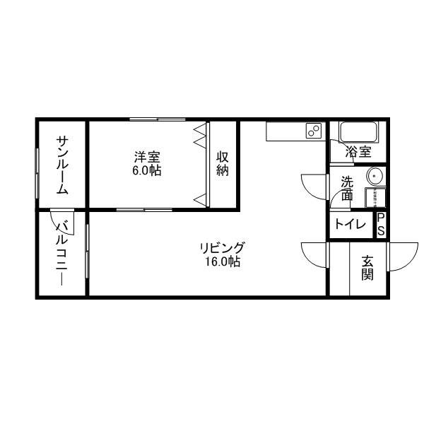 comodo kanazawa ekimaeの間取り