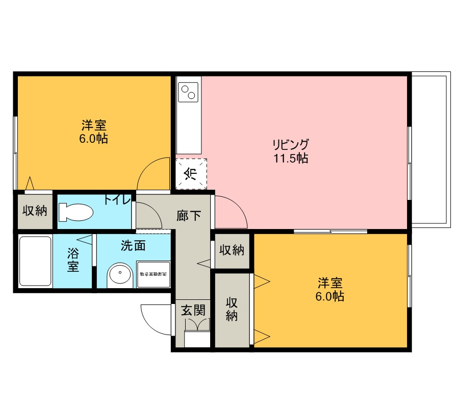アクシス御園の間取り