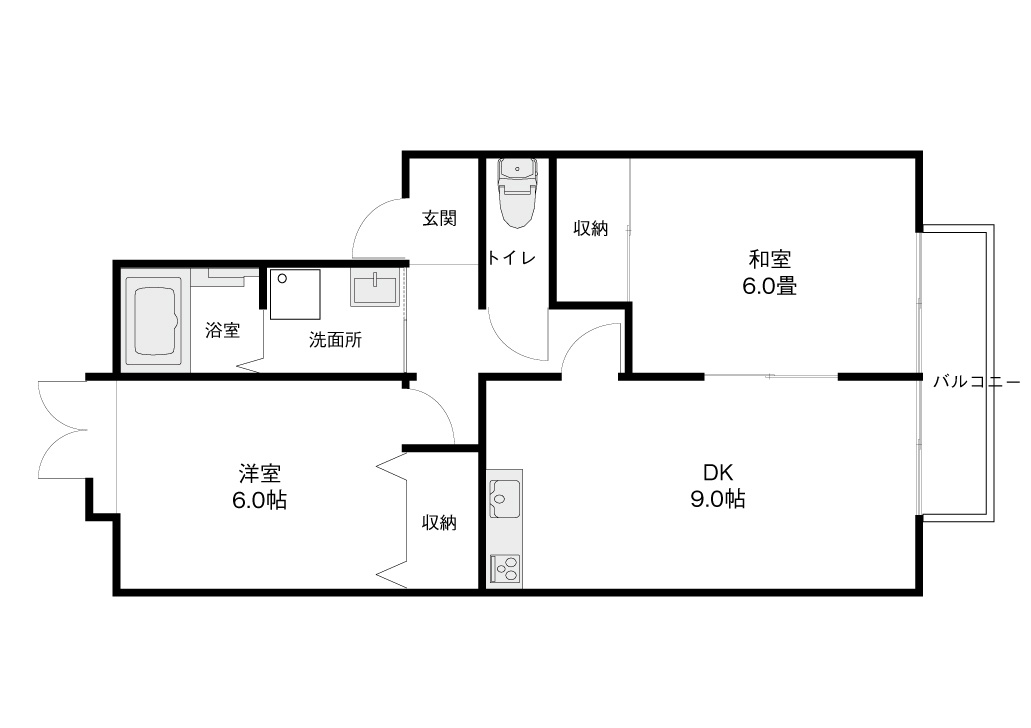 イーストビレッジの間取り