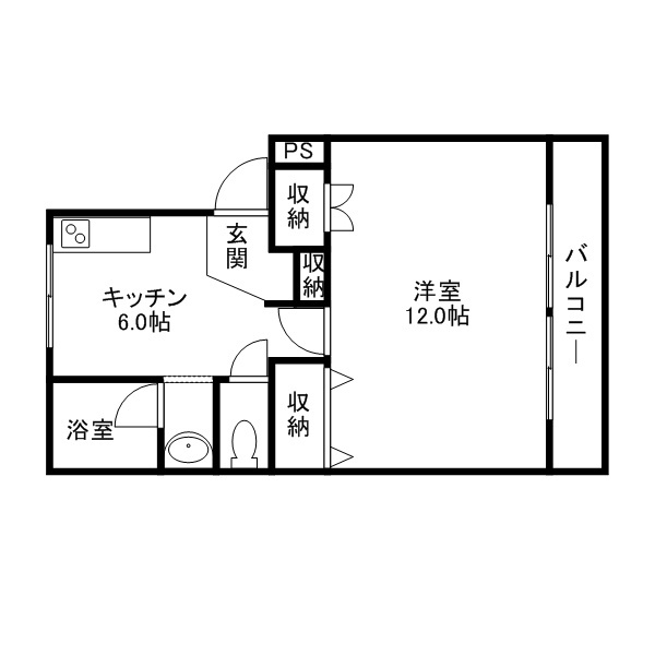 ファミール三池の間取り