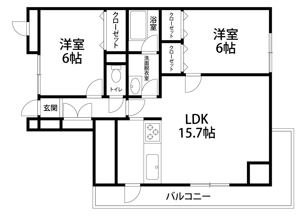 四季の街 ドゥ・モンターニュ花の間取り
