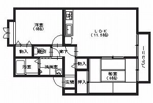 シャトーHの間取り