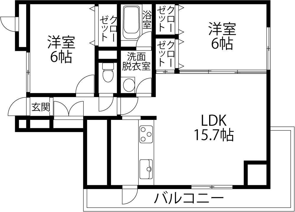 四季の街 ドゥ・モンターニュ花の間取り