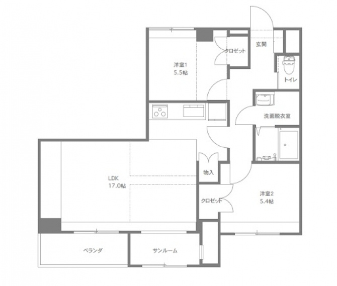 Grand Hills 長土塀の間取り
