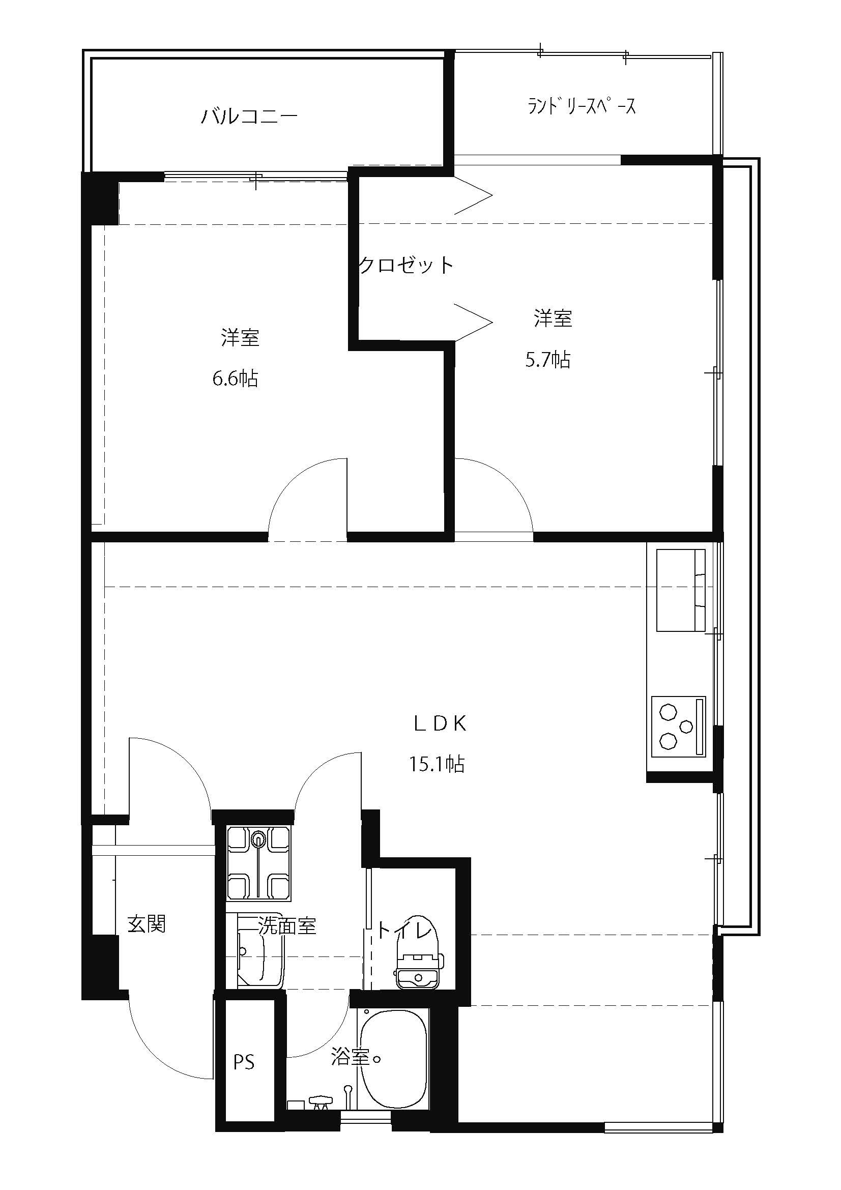 パークハウス泉野の間取り