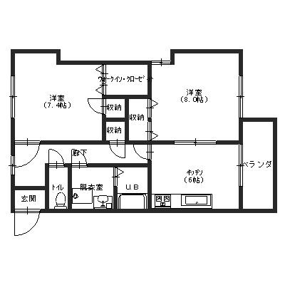 プラシード・Ｋ１の間取り