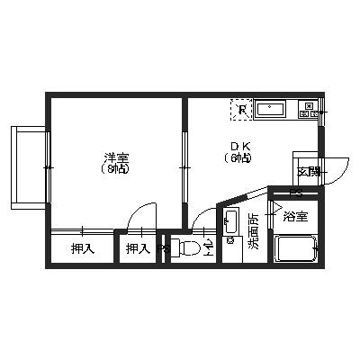 ドミール窪の間取り