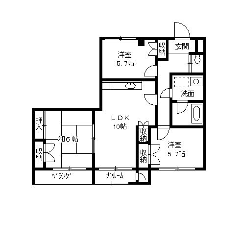 Grand Hills 長土塀の間取り