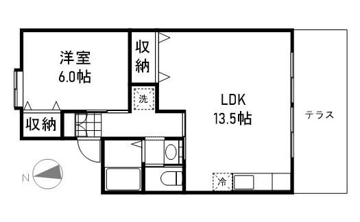 トゥールトローの間取り