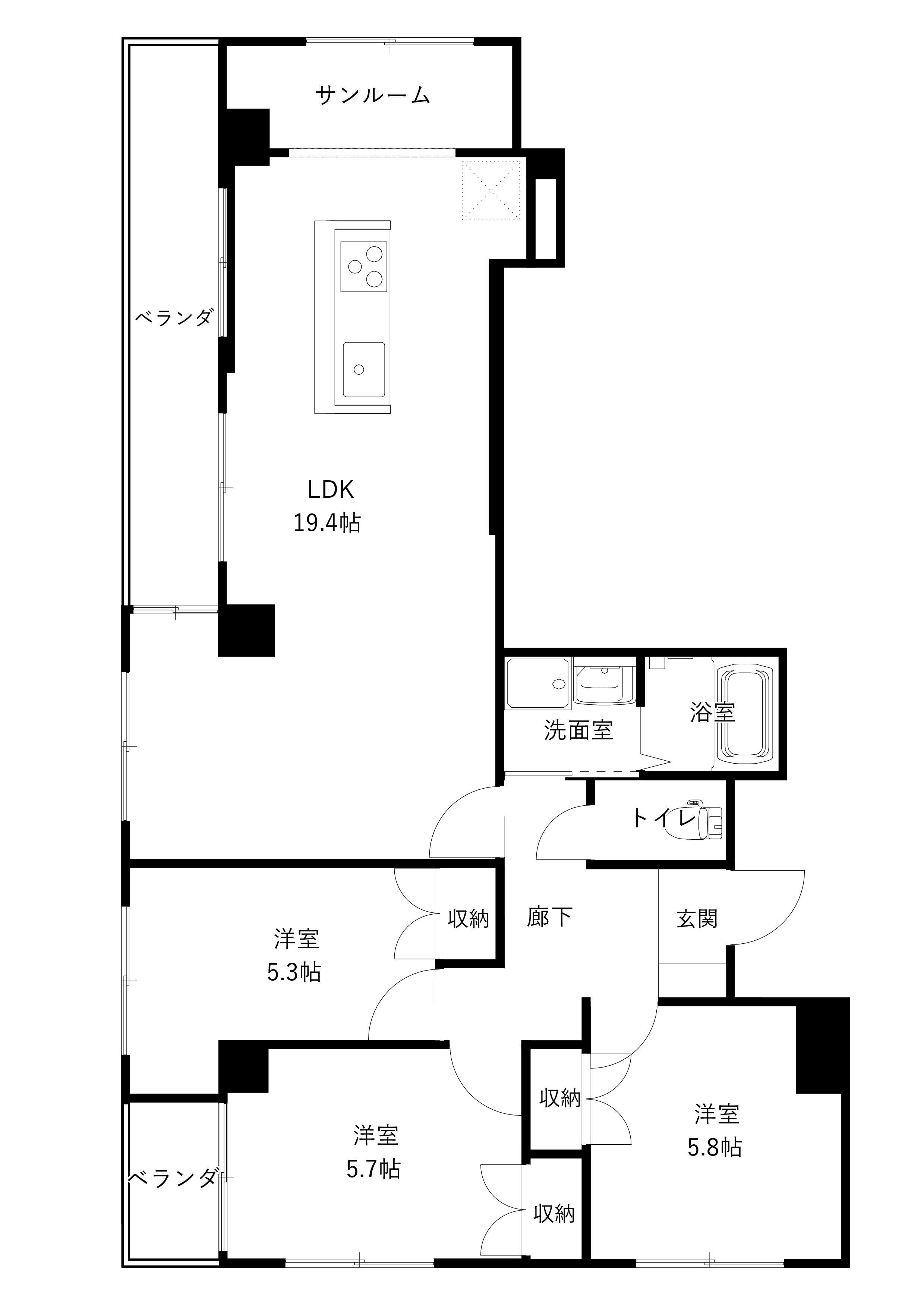 Grand Hills 長土塀の間取り